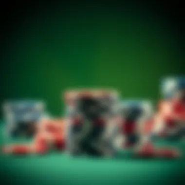 A stack of poker chips symbolizing betting strategies