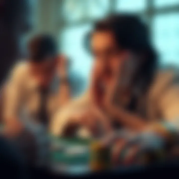 A conceptual image representing the psychology behind poker