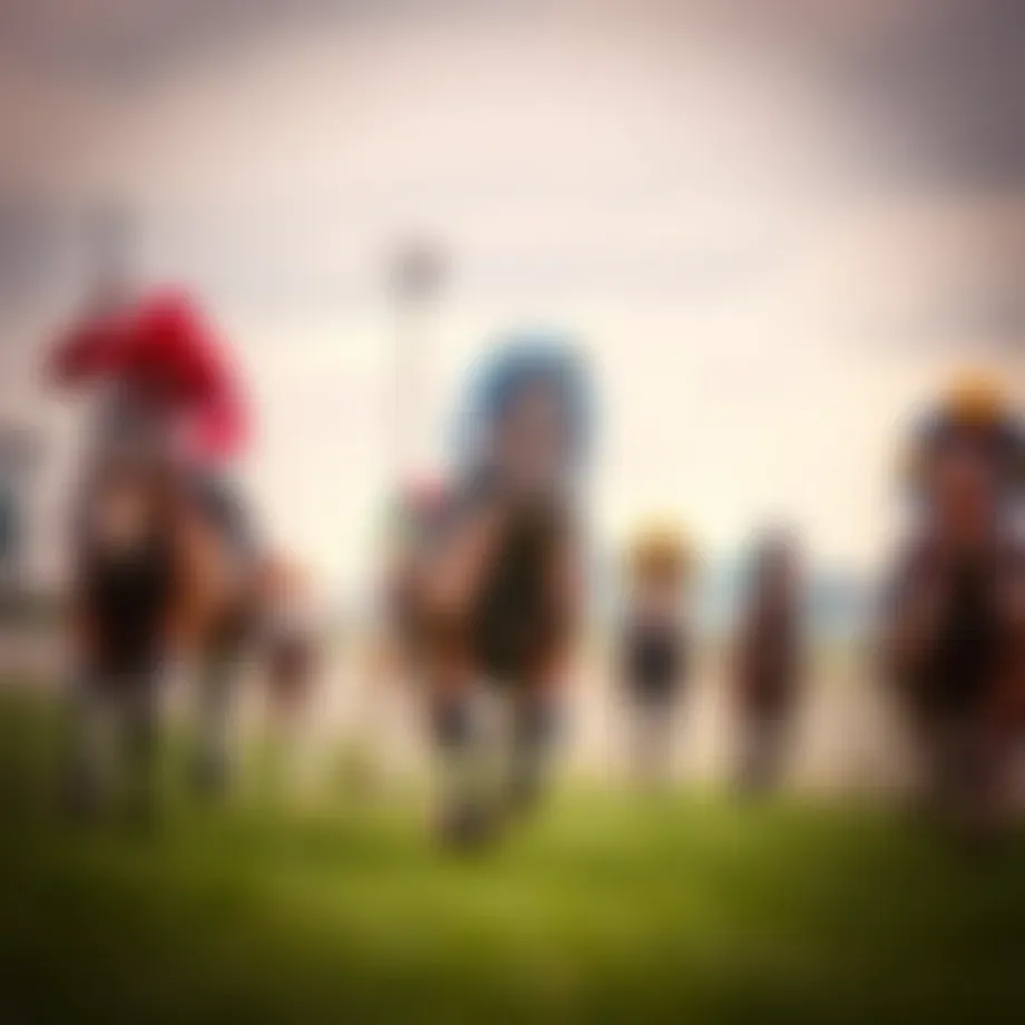 Thoroughbred racing at an iconic British racetrack