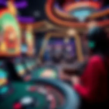 Virtual casino gaming environment