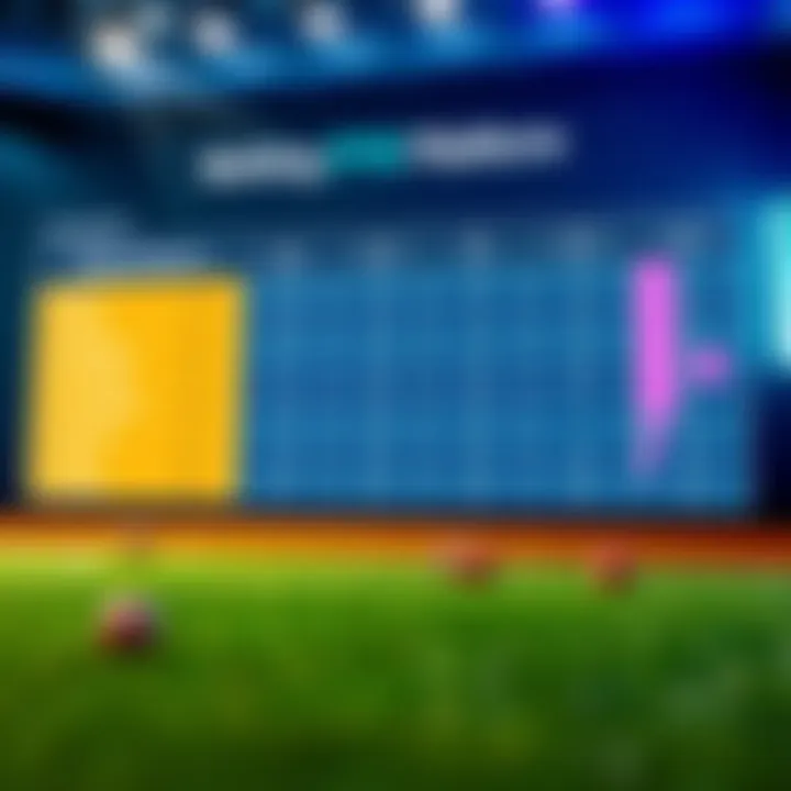 Comparison chart of recommended betting platforms