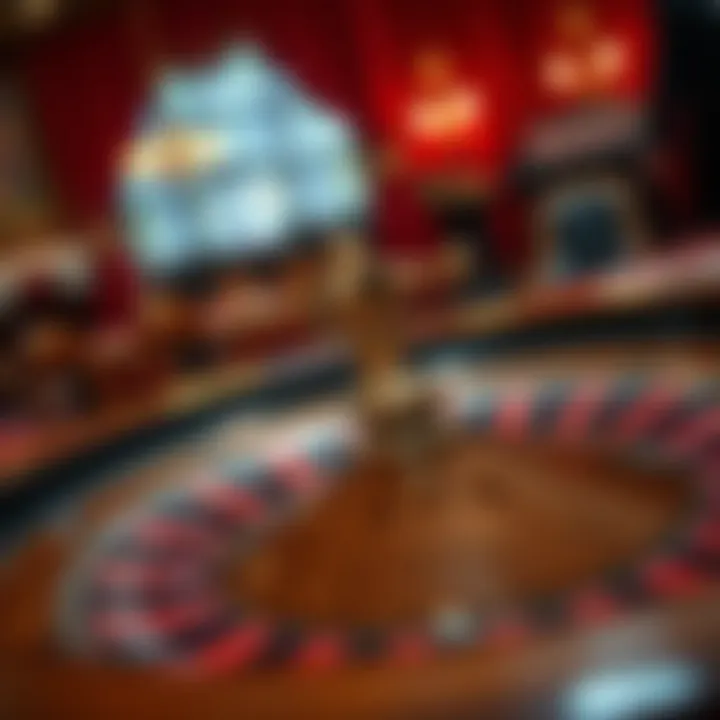 A historical depiction of roulette