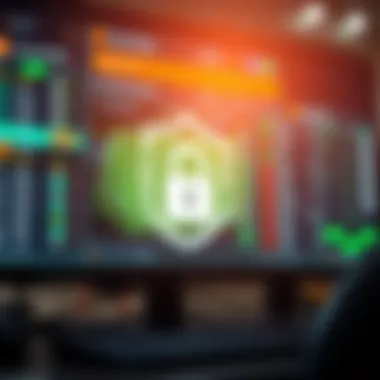 A secure betting interface showcasing encryption technology