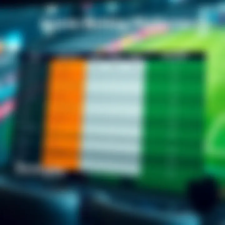 Comparison chart detailing features of various sports betting platforms.