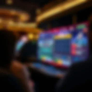 Enhancing User Experience in Stake Casinos A digital interface showing user engagement in an online casino