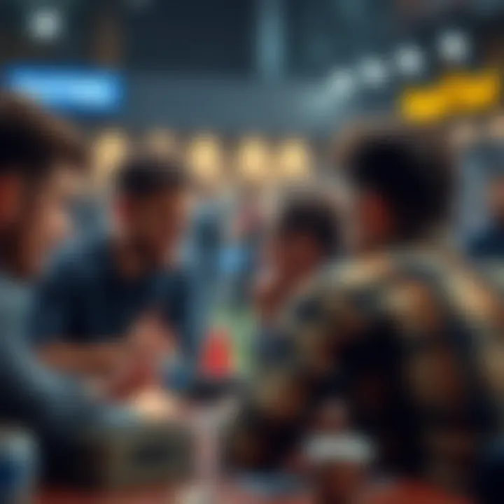 Role of Community in Betting Strategy Community interaction in betting