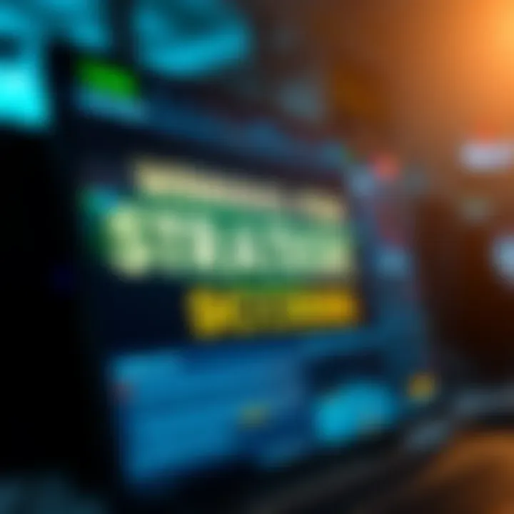 Strategic betting tips displayed on a digital screen