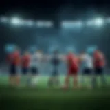 Tactical formation of a top UEFA team