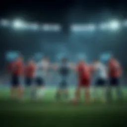 Tactical formation of a top UEFA team