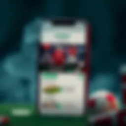 Unibet app interface showcasing features