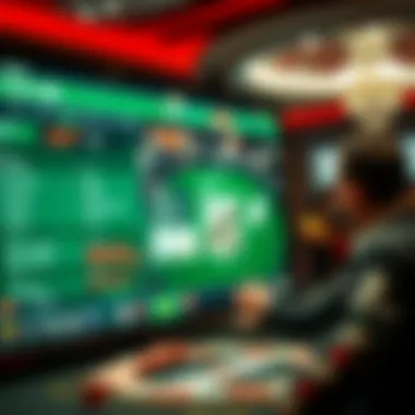 User interface of Unibet poker