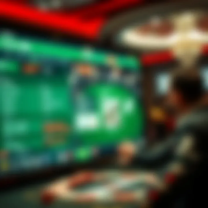 User interface of Unibet poker
