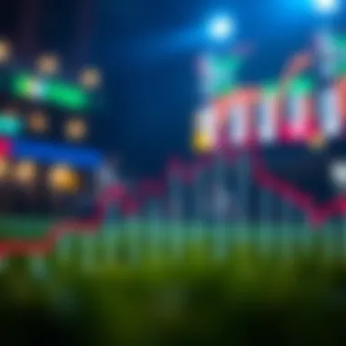 Graph showcasing user engagement trends in online betting