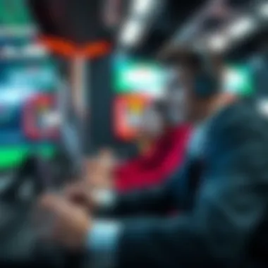 Graphical depiction of user experience in online betting